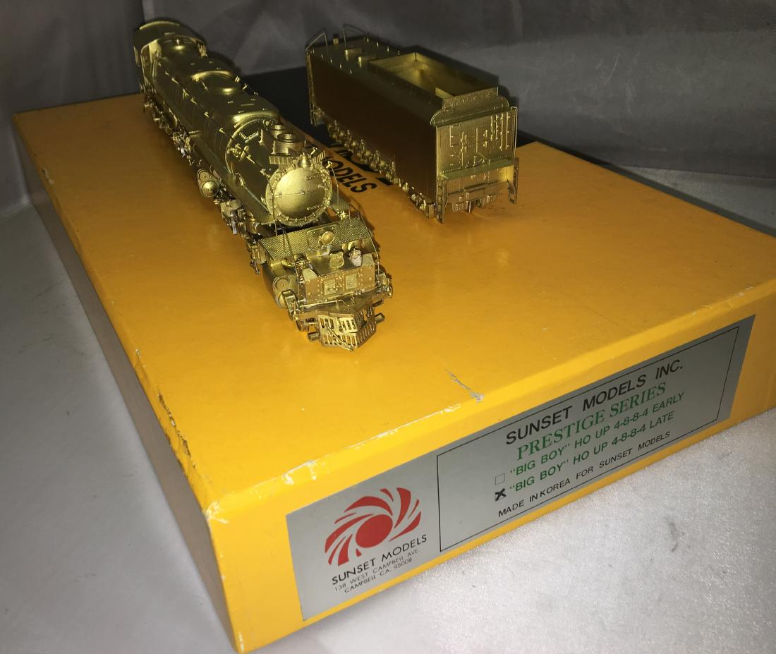 Sunset Brass UP HO Scale Big Boy Steam Engine and (1 of 5)