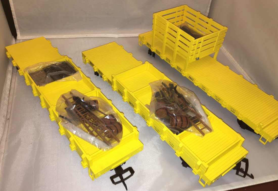 Three USA Trains  PRR G Scale Work Train Cars (1 of 3)