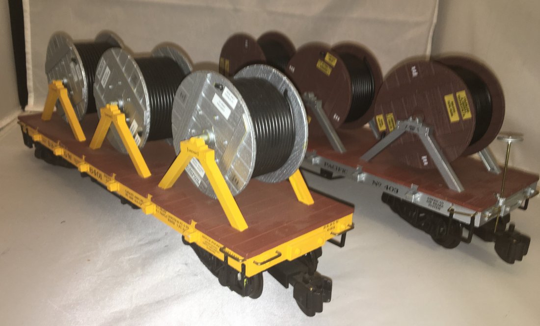 USA Trains G Gauge Cable Reel Cars (1 of 3)