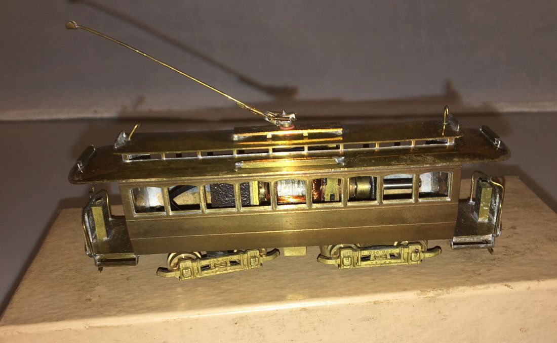 Ken Kidder Brass HO Scale Birney Trolley (1 of 6)