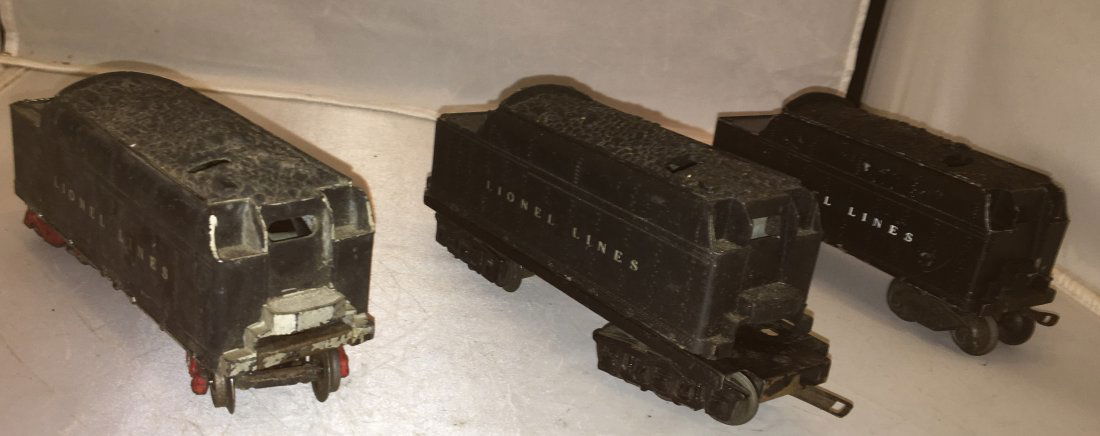 Three Lionel Postwar O Gauge Tenders (1 of 2)