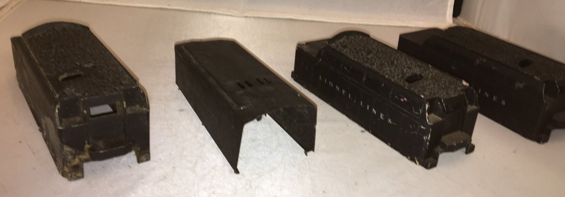 Three Lionel Prewar and Postwar O Gauge Tender Shells (1 of 1)