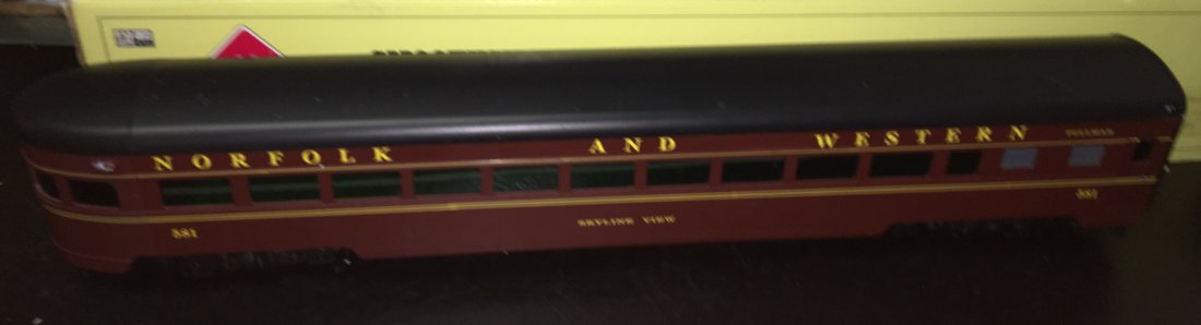 Aristocraft PRR G Gauge Smoothside Observation Car: Aristocraft 33403 Pennsylvania G Gauge smoothside observation car in the original box.