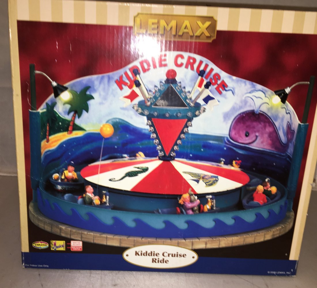 Lemax O Gauge Kiddie Cruise Ride: Lemax O gauge Kiddie Cruise Ride in the original box. Animated, sound.