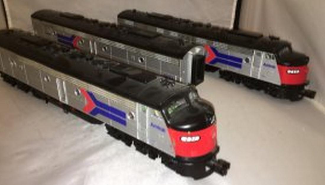 MTH Premier Amtrak O Gauge E8 ABA Diesel Set (1 of 6)