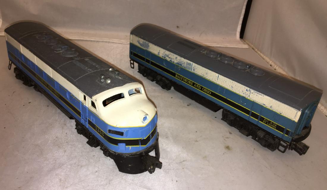 Lionel postwar B&O O gauge F3 AB Diesel Set (1 of 3)