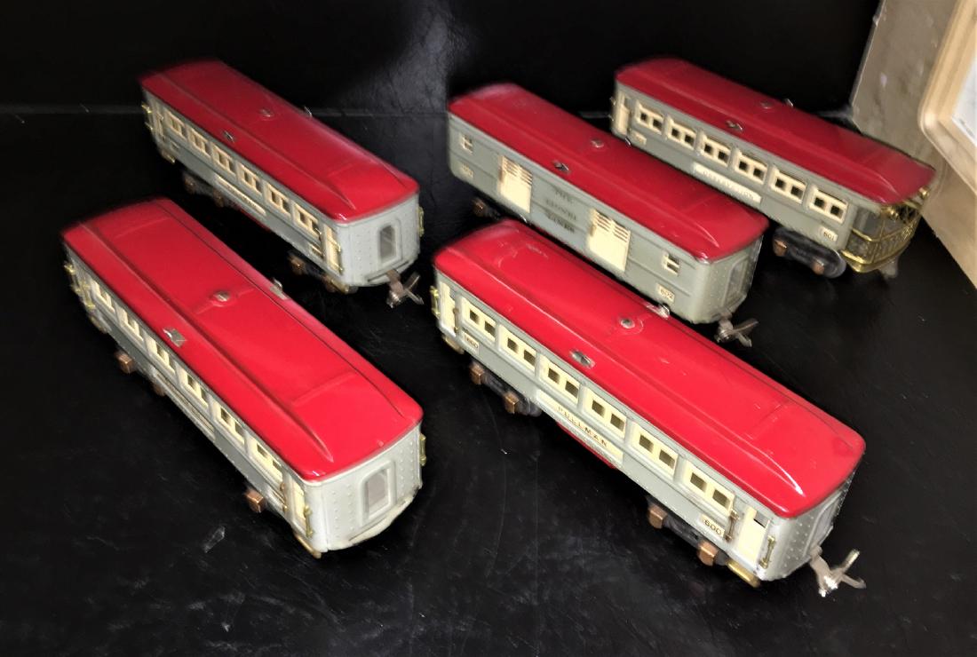 Lionel Prewar O Gauge Gray Passenger Cars