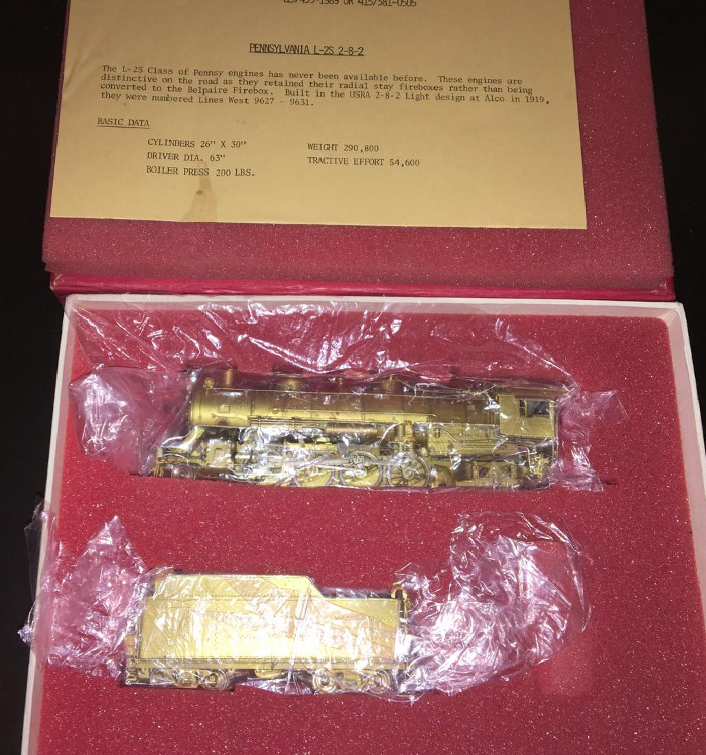 Key PRR HO Scale L2S Brass Steam Engine (1 of 5)