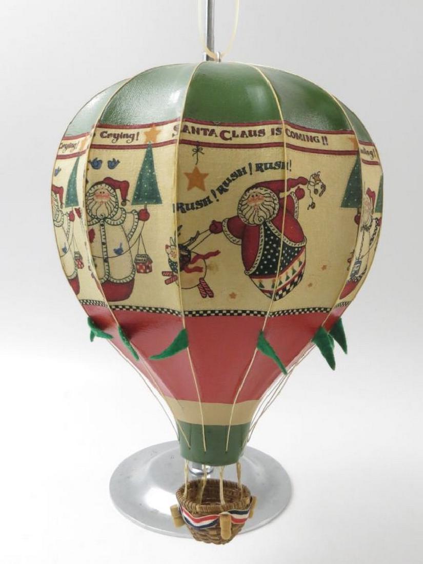 LGB G scale Christmas Balloon: LGB G scale Christmas Hot Air balloon. About 24” tall.