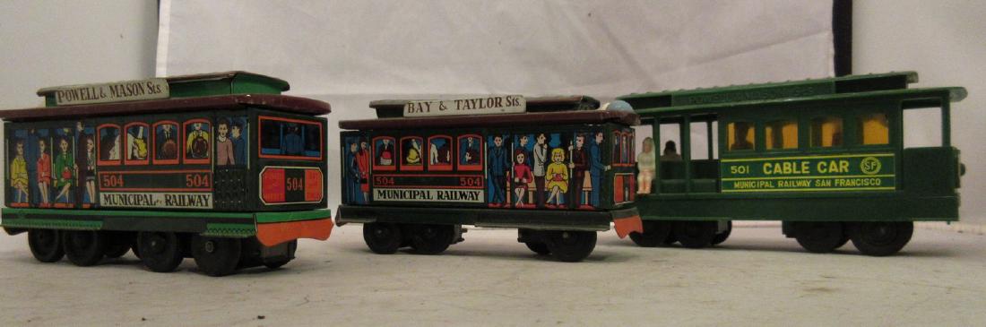 Three O Scale Cable Cars (1 of 3)