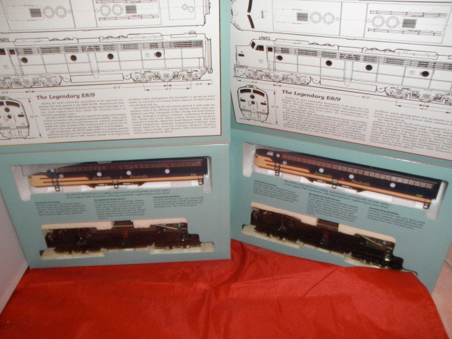 TWO L&N PROTO HO GAUGE E8/E9 DIESEL ENGINES OB: Two (2) Proto 2000 L&N HO gauge E8/E9 diesel engines in the original boxes. Both powered, numbers 796 and 797.