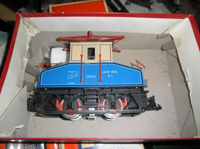 LGB 2030E G GAUGE ELECTRIC LOCOMOTIVE OB: LGB #2030E G gauge electric locomotive in the partial original box.