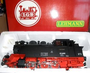 LGB 2080D EGR G SCALE 2 6 2 STEAM ENGINE OB: LGB #2080D East German Railway G scale 2-6-2 steam engine: powered (untested), lighted, smoke (?), Kadee knuckle couplers, other very nice features, original box, very nice details, very nice color sc