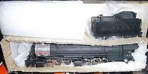 AKANE BRASS HO GAUGE 2-6-6-2 STEAM ENGINE OB: Akane HO Gauge 2-6-6-2 steam engine and tender: powered (untested), brass construction, other very nice features, original box, very nice details, very nice color scheme.