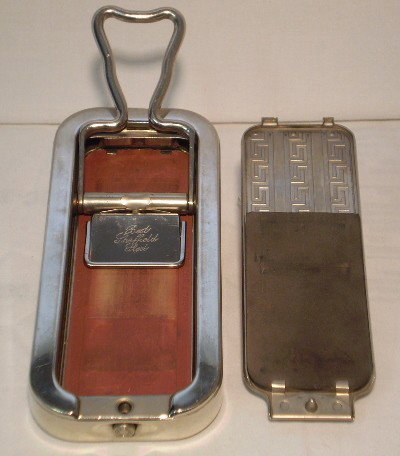 Rolls Razor Strop: Vintage Rolls Razor Strop razor blade sharpener made in England