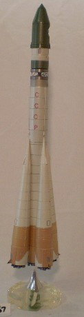 Russian Vostok Rocket: 14" reproduction of Russian Vostok rocket