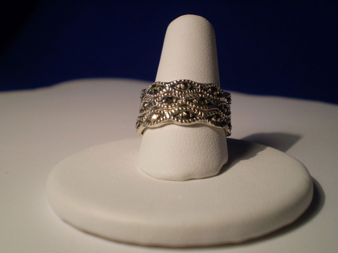 3 Sterling Silver Stackable Rings: Ware 1, 2 or all 3 at a time, beautifull scroll work