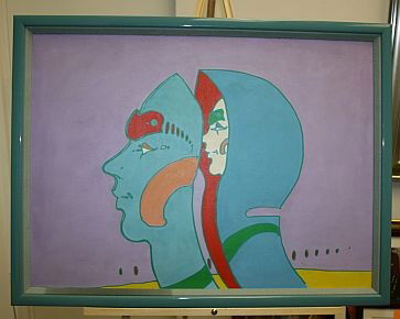 Peter Max 1972 Original on Canvas Signed - RARE RARE: RARE RARE RARE RARE Peter Max "The One Within Without" 1972 Original on Canvas Signed Signed on front Lower Right - Faint from age Signed on back and dedicated 22 x 30 GREAT CONDITION ABOUT PETER MAX