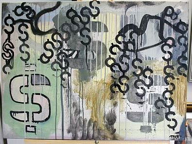 Original Paintings by TRUE DELORENZO: Original Painting by TRUE DELORENZO - Original Painting by San Diego Artist True Delorenzo Size 27 x 20 Media - oil on canvas Signed on front - "-TRUE- -1623-" True was born in California in 1973, and