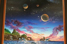 Robert Lyn Nelson 1990 acrylic/oil.canvas HUGE~! - 4