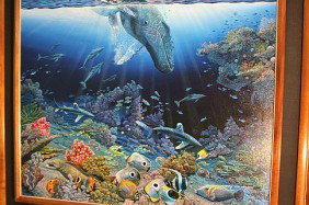 Robert Lyn Nelson 1990 acrylic/oil.canvas HUGE~! - 6