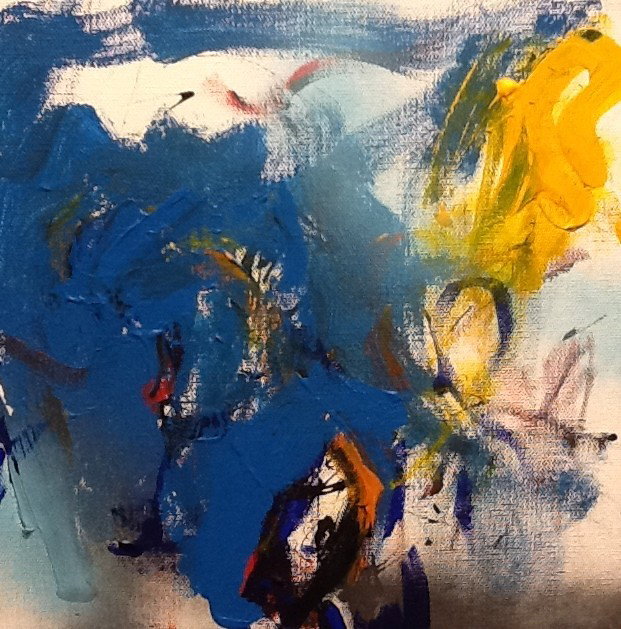 Greg Regan Original Painting on Canvas: Artist - Greg Regan - San Diego Artist Original on Canvas - "Five Ways to See the Sun Series", 10 x 10 Mixed Media http://gregholdenregan.com/