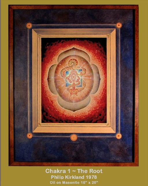 Philip Kirkland Rare Original Oils 7 Chakras 1978 Jun 20