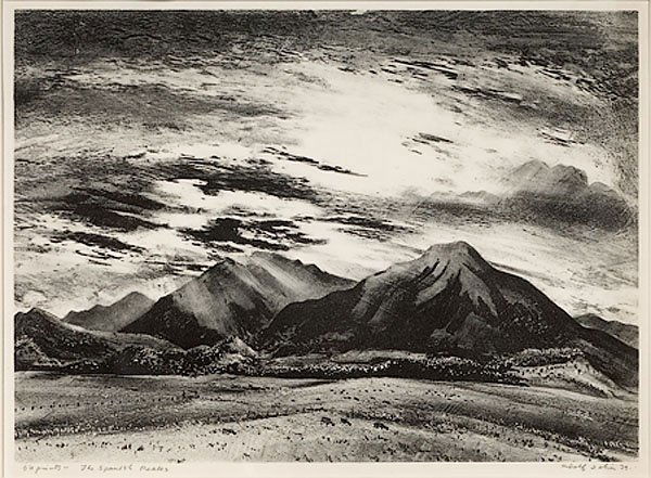 Adolf Arthur Dehn, 1895-1968 "SPANISH PEAKS - 1939" (1 of 6)