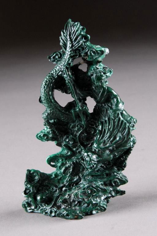 malachite sculpture