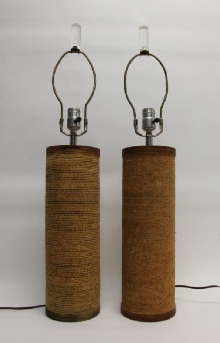 Pair of Frank Gehry "Easy Edges" Cardboard Lamps (1 of 5)