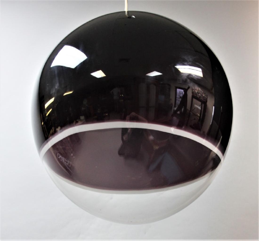 Barbini Purple Murano Art Glass Orb Chandelier (1 of 4)