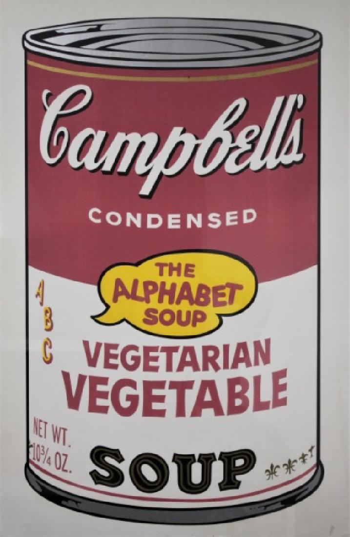 Andy Warhol Campbell's Vegetable Soup Poster 1969 (1 of 5)