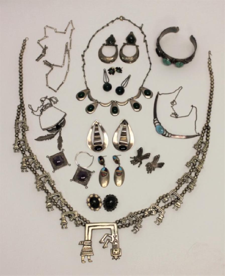 (22) Pcs Sterling Jewelry Earrings & Necklaces (1 of 9)