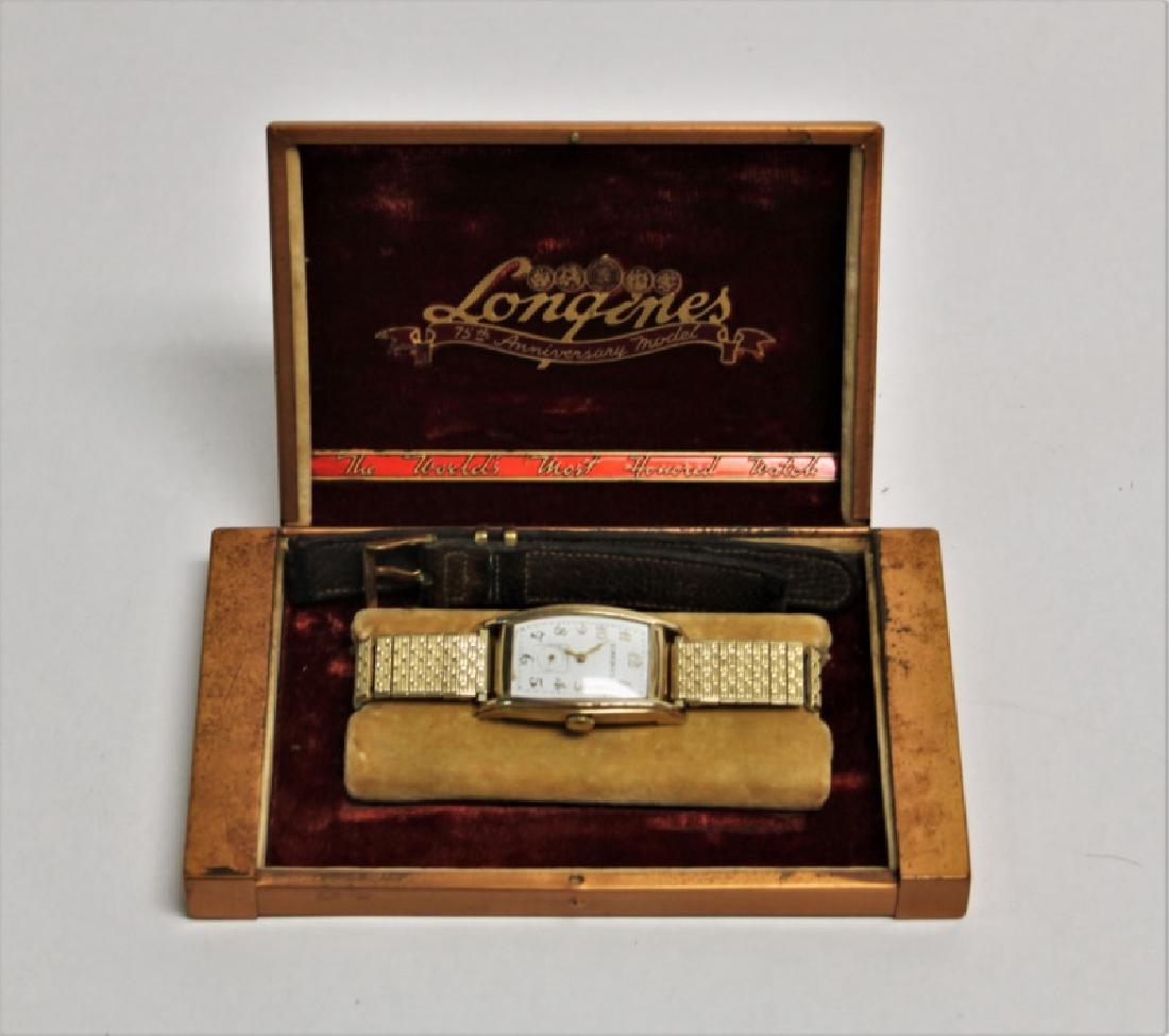1941 Longines 14K "President Jackson" Tank Watch (1 of 5)