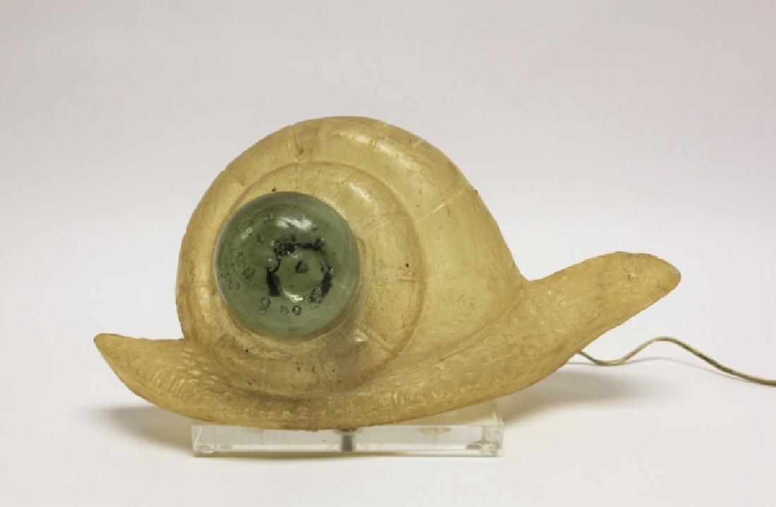 70's Bieffeplast, Italy Sergio Camilli Snail Lamp (1 of 9)