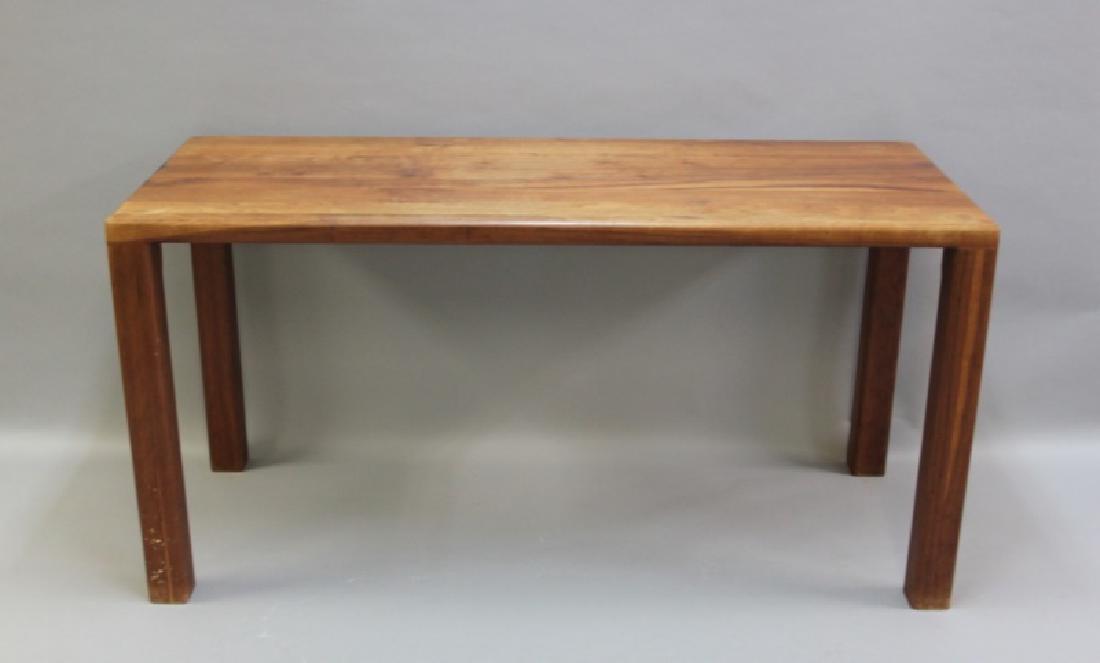 Mcm Danish Modern Solid Teak Console Table