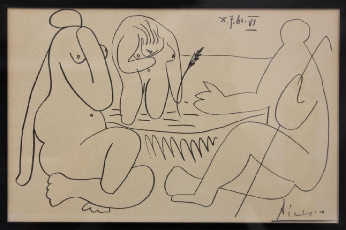 Picasso Signed Litho "Le Dejeuner sur l'Herbe" (1 of 6)