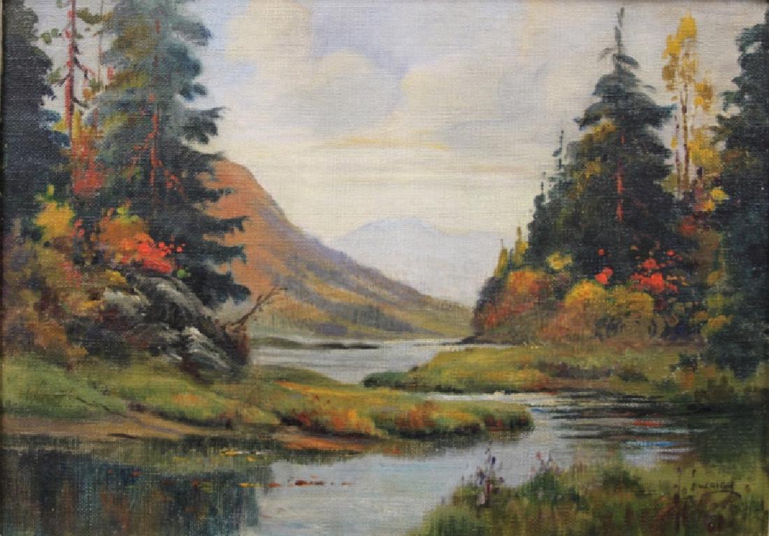 W Rigg (Canadian 1877-1942) Oil/Canvas Landscape (1 of 7)