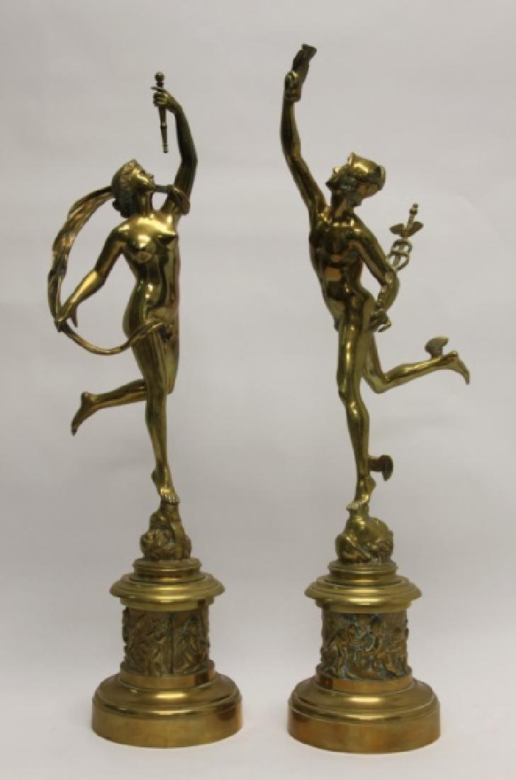 2 Grand Tour Giambologna Bronzes Mercury & Fortuna (1 of 10)