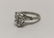 14K White Gold & 2 Carat Pear Cut Diamond Ring