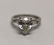 14K White Gold & 2 Carat Pear Cut Diamond Ring - 2