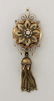 14K Rose Gold & Diamond Victorian Floral Brooch