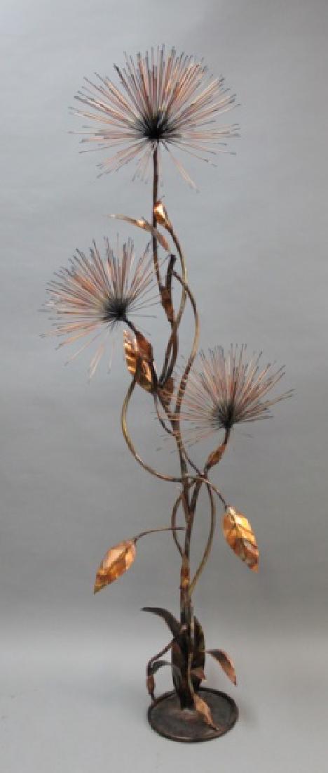 Curtis Jere Spiky Flower Tree Floor Sculpture (1 of 8)