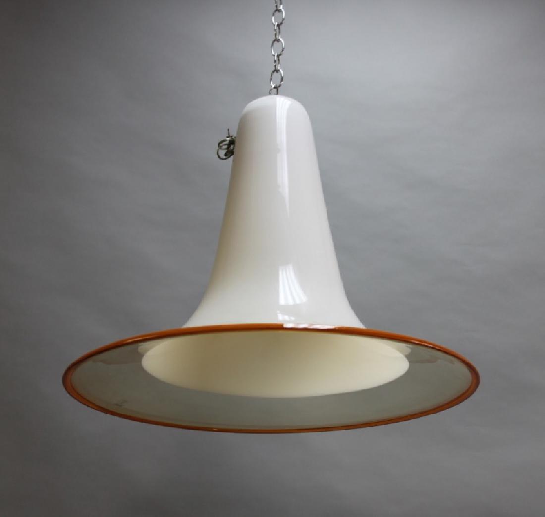 Vetri Italy Murano Art Glass Tulip Form Chandelier (1 of 7)