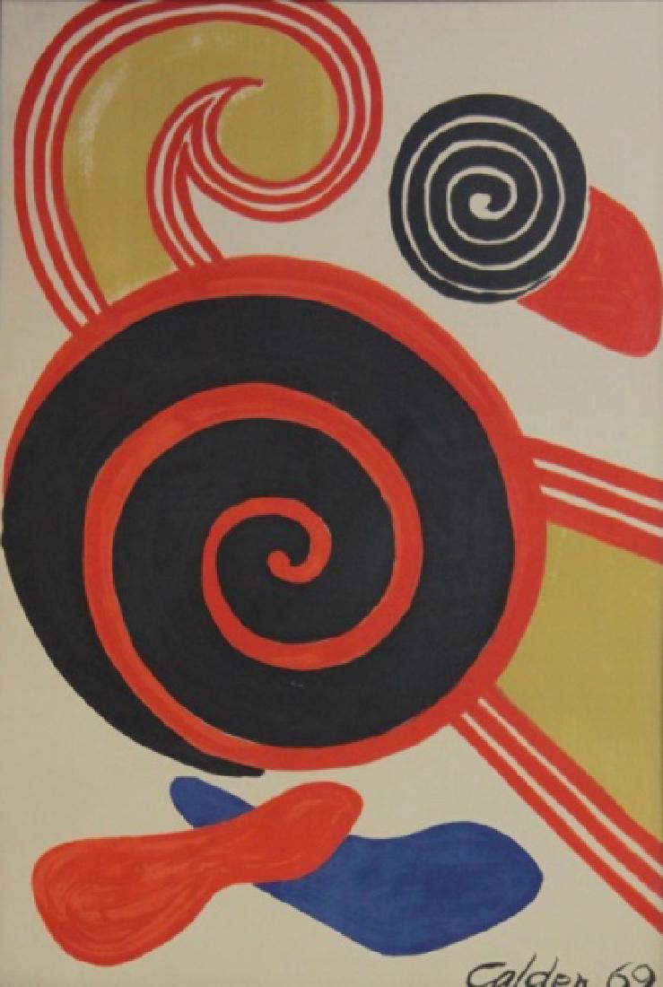 Alexander Calder (1898-1976) Litho "Espirales" (1 of 6)
