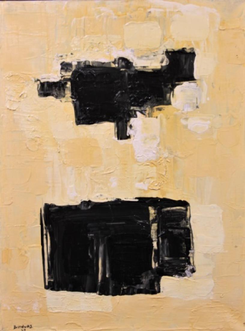 Paul-Emile Borduas Abstract Oil/ Canvas1959 (1 of 10)