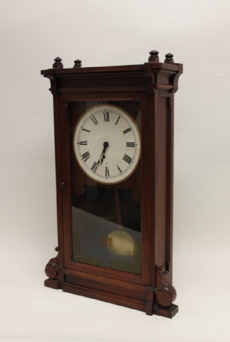 19thC Sessions Victorian Railroad Station Clock (1 of 10)