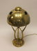 Austrian Art Nouveau Brass & Chunk Glass Lamp - 3