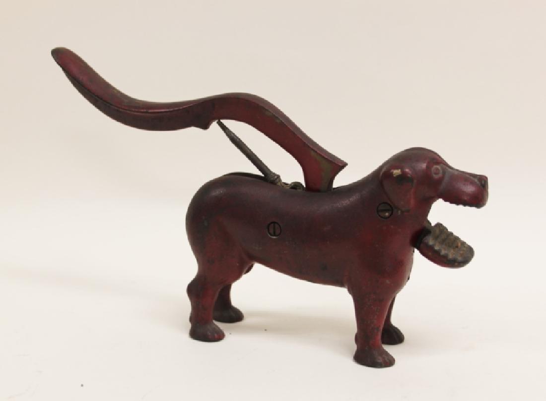 19thC American Cast Iron Dog Nut Cracker (1 of 8)