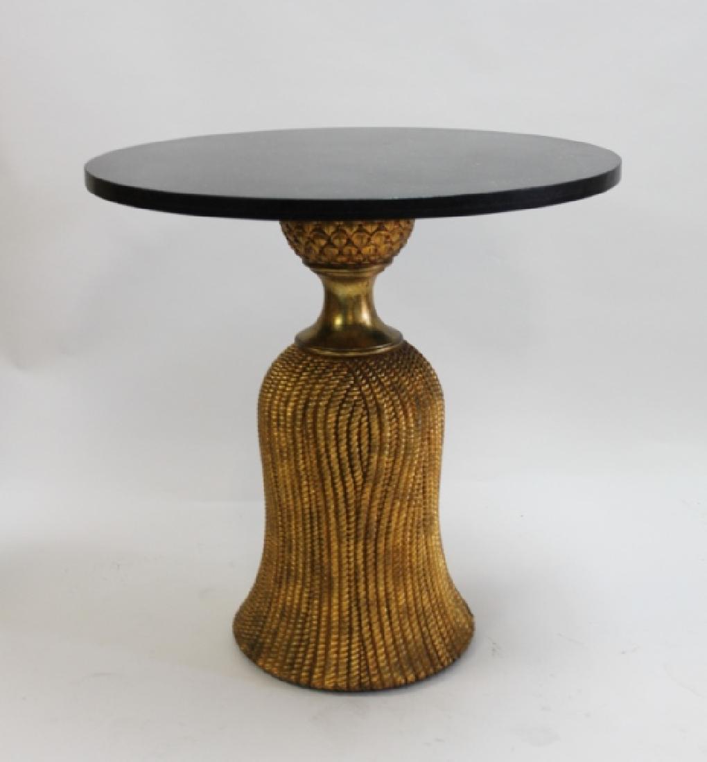 Donald Joseph 22K Gilt Pineapple Tassel Table (1 of 7)